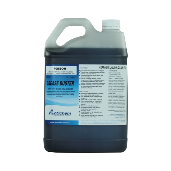 Oven Cleaning Actichem Grease Buster 5L